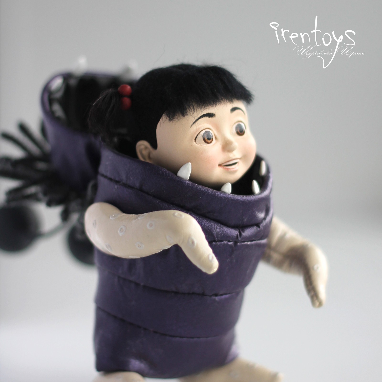 Baby Boo [doll] - My, Monsters, Inc, Boo!, Pixar, , Handmade, Handmade, With your own hands, Longpost, Tag