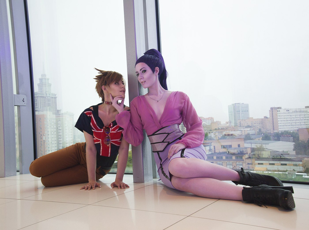 Tracer and widowmaker casual cosplay - Blizzard, Overwatch, Tracer, Widowmaker, Casual, Adamae, Oniksiya sofinikum, Длиннопост