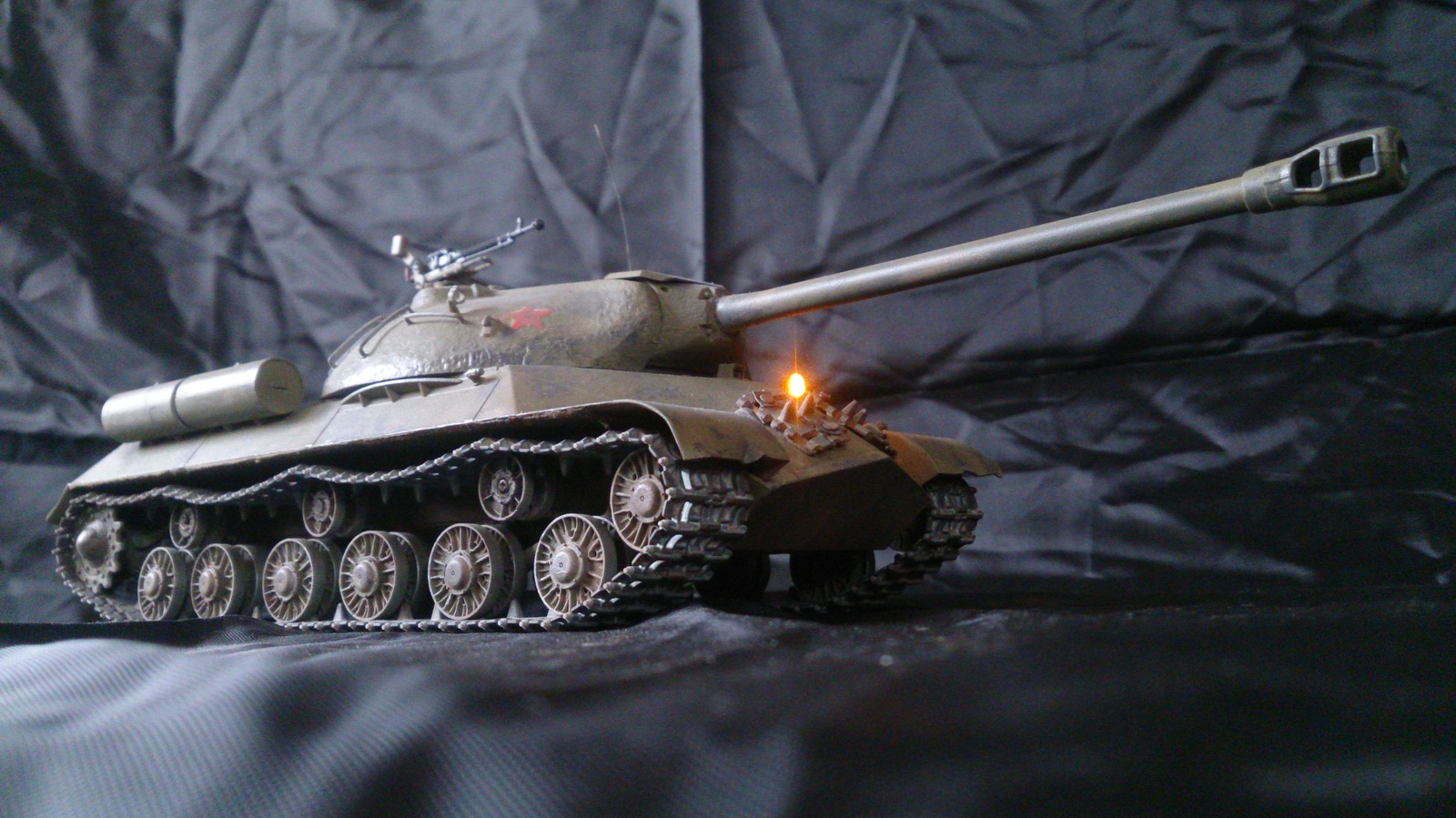 My little IS-3 - My, IS-3, Tamiya, Modeling, Electrification, Video, Longpost