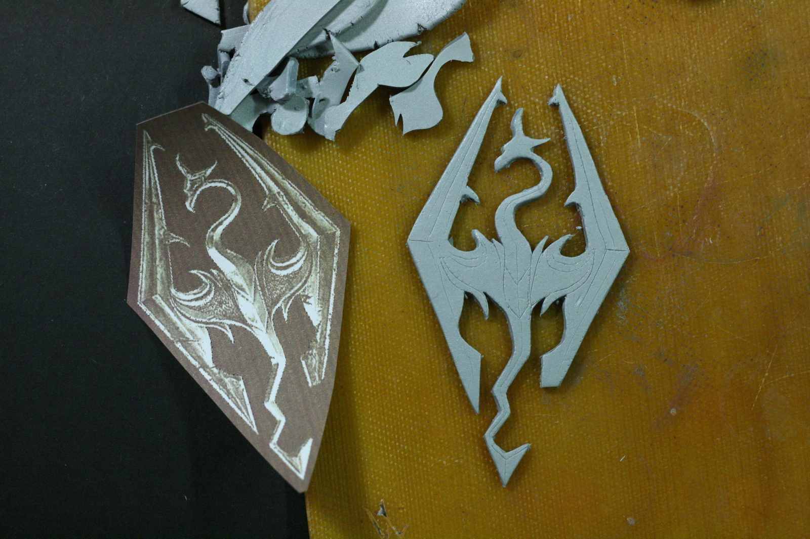 The promised 3 years are waiting or a master class with the Skyrim logo - My, Polymer clay, Skyrim, The elder scrolls, My, Master Class, Longpost