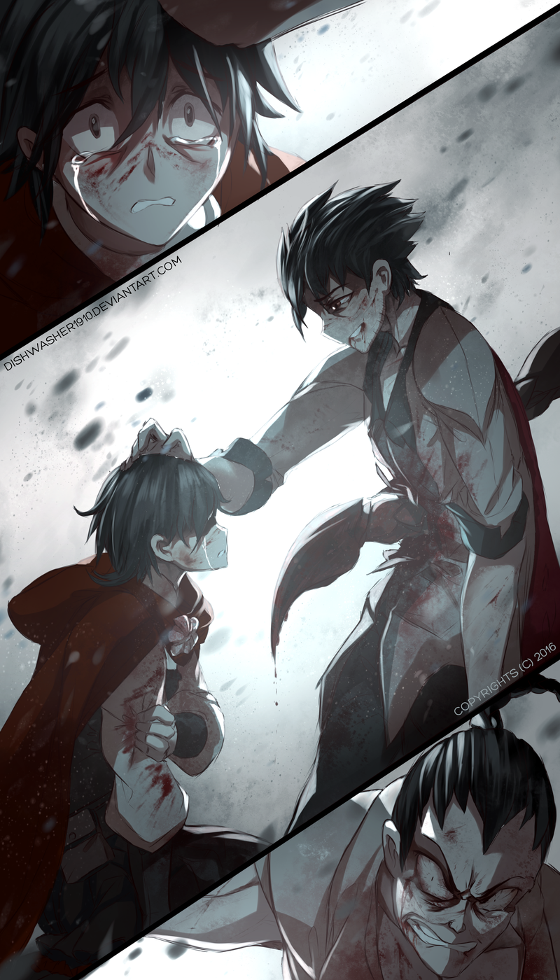 Light at the end - RWBY, Ruby rose, Qrow Branwen, , Anime art, Anime, Not anime, Spoiler