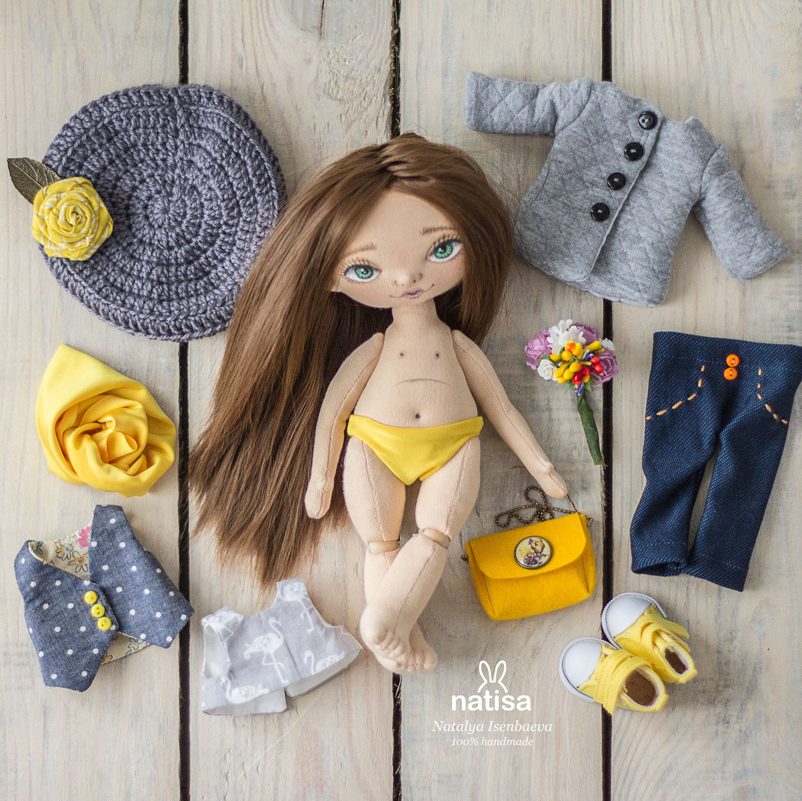 Flavia - My, Doll, Handmade, Textile doll, Longpost