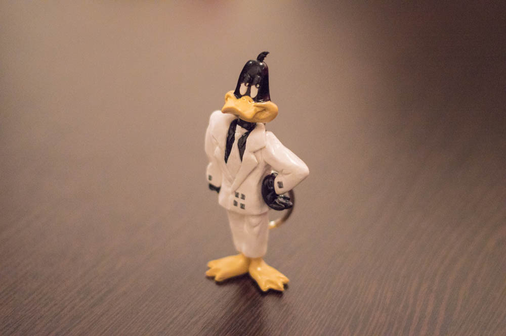 Daffy Duck from polymer. - My, Duffy Duck, Looney tunes, Polymer clay, Лепка, Keychain, Longpost