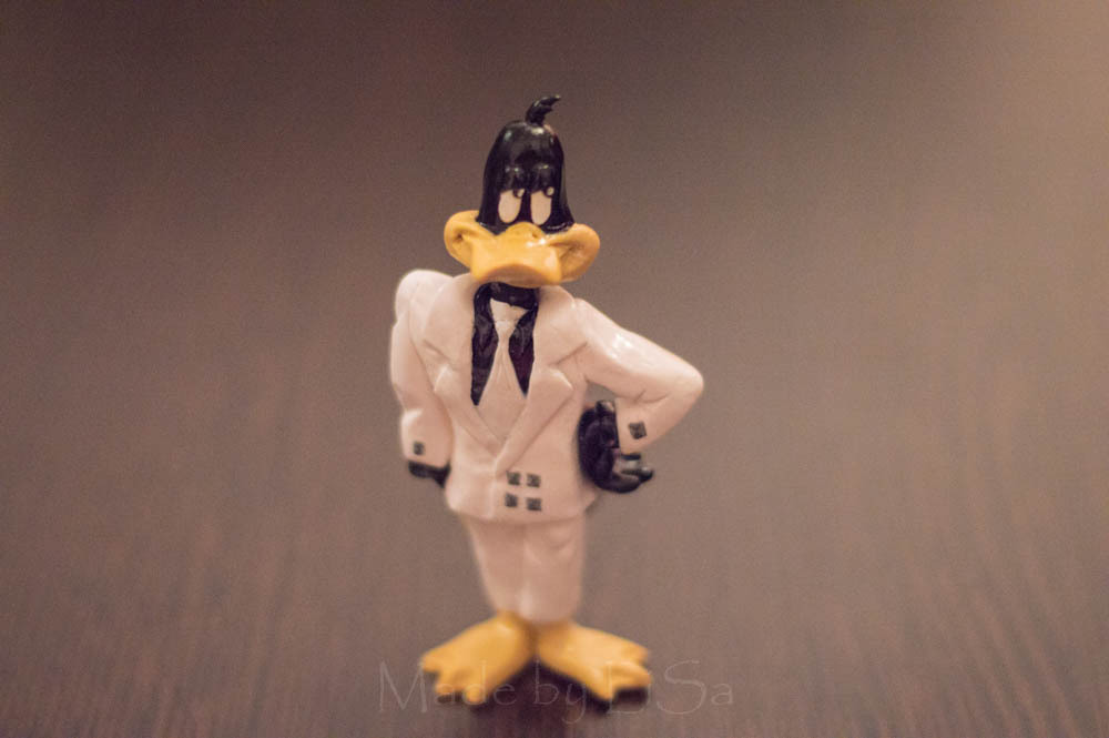 Daffy Duck from polymer. - My, Duffy Duck, Looney tunes, Polymer clay, Лепка, Keychain, Longpost