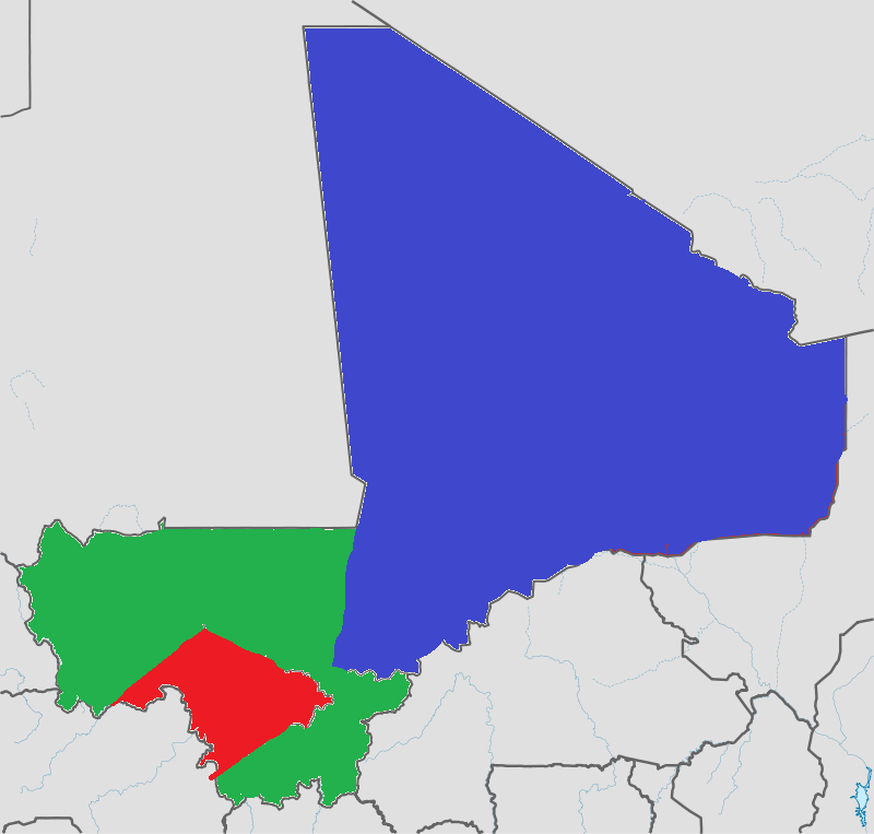 Territories of the largest countries by area, divided into 3 parts with the same population (Part 4) - My, Population, Black people, Mali, Angola, South Africa, Colombia, Vorkuta, Longpost