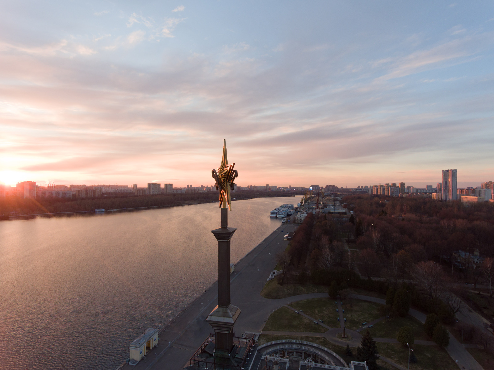 Battle of sunsets - My, Battle of sunsets, The photo, Quadcopter