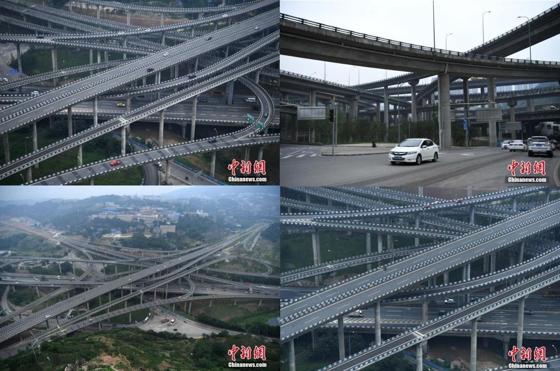 Highway opened in China - China, Interchange, Expensive, Trestle