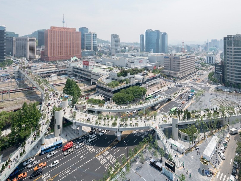 An old car overpass in Seoul has become a public park - South Korea, The park, Constructions, Longpost