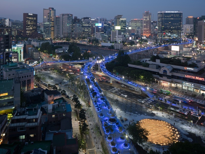 An old car overpass in Seoul has become a public park - South Korea, The park, Constructions, Longpost