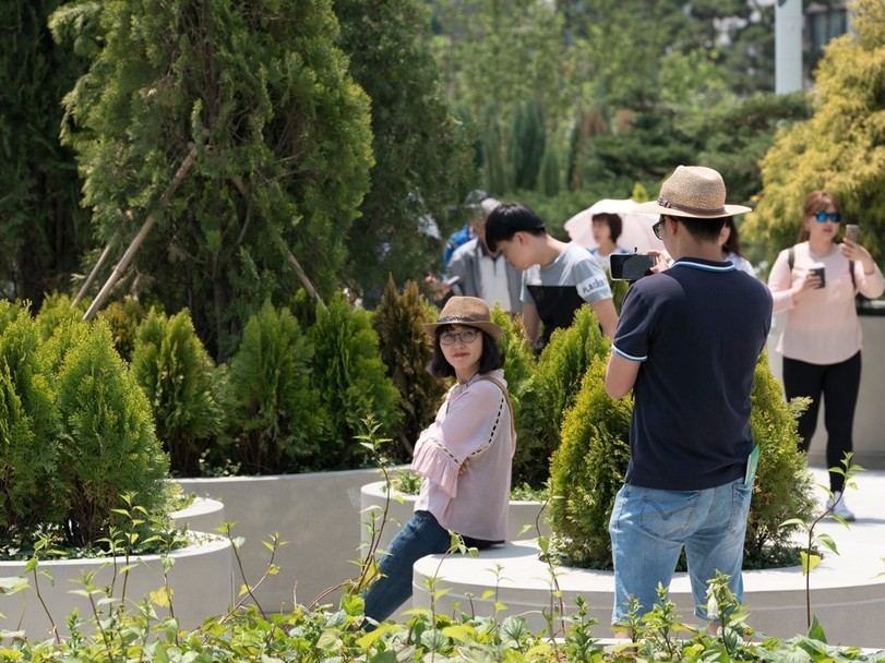 An old car overpass in Seoul has become a public park - South Korea, The park, Constructions, Longpost