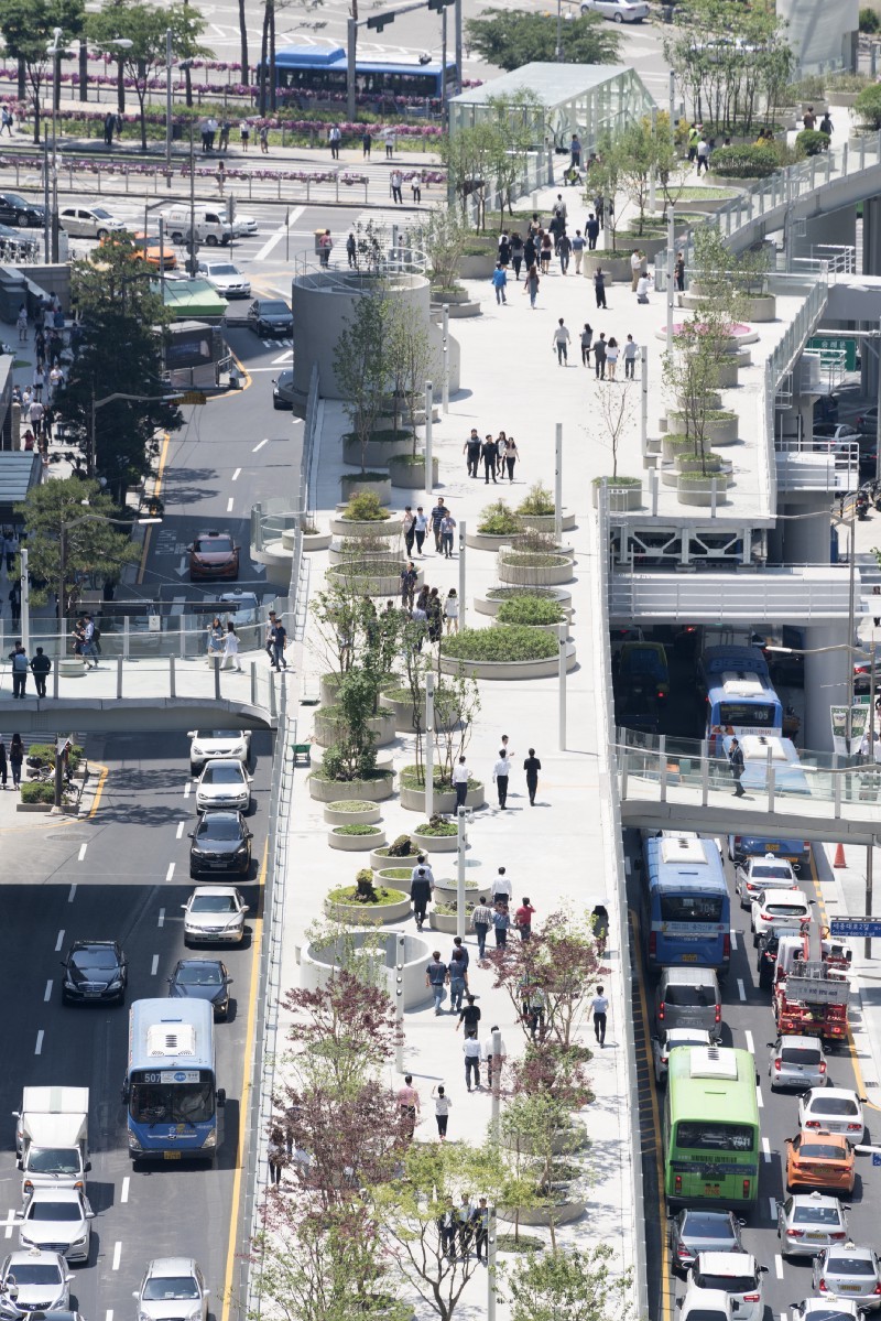 An old car overpass in Seoul has become a public park - South Korea, The park, Constructions, Longpost