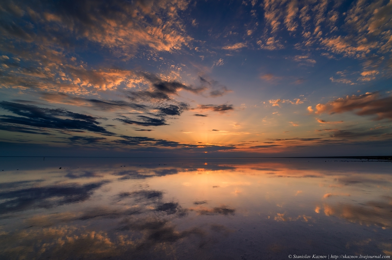 Lake Elton, Caspian lowland. - The photo, Landscape, Lake, Nature, Elton, Longpost