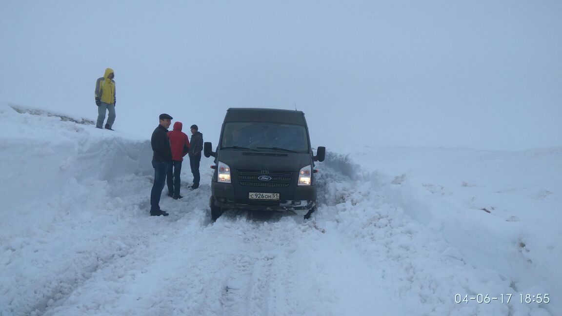 June 4th. Hello summer - Murmansk, Summer, Snow, Snowdrift