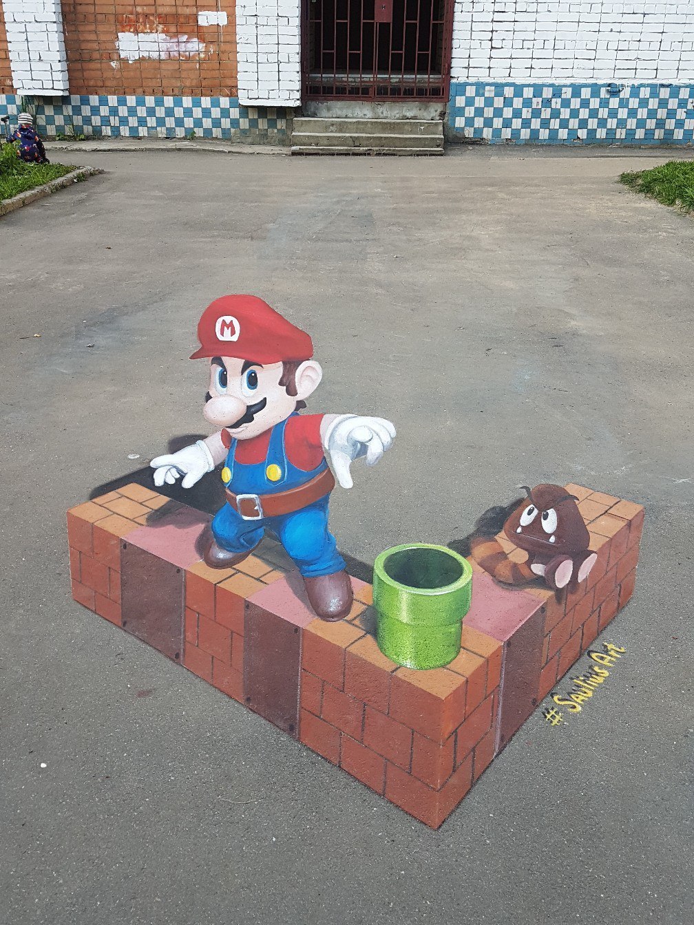 Somewhere in Yaroslavl - Yaroslavl, Street art, The photo, Mario