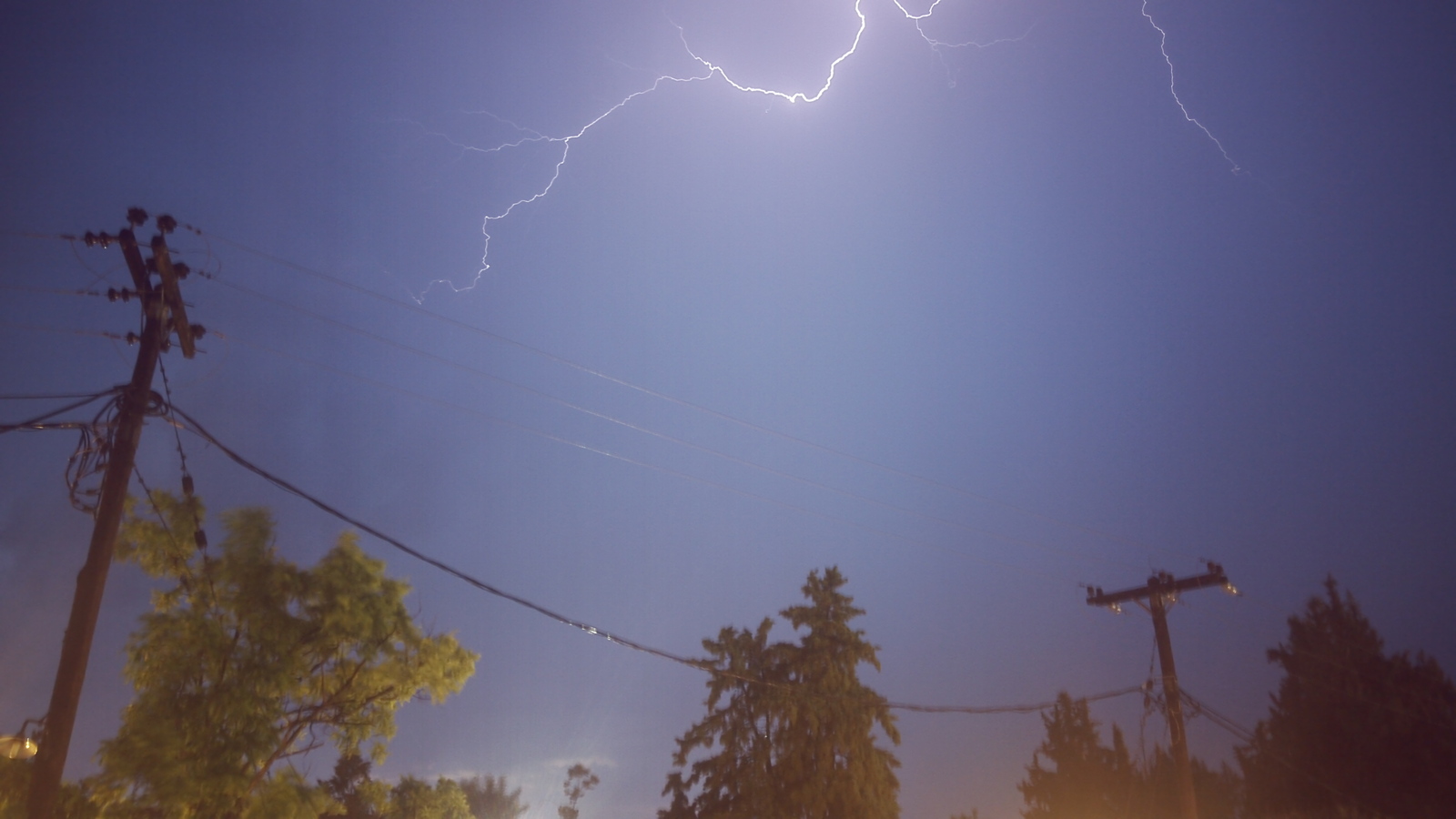 Lightning hunting - My, Lightning, Night, Greece