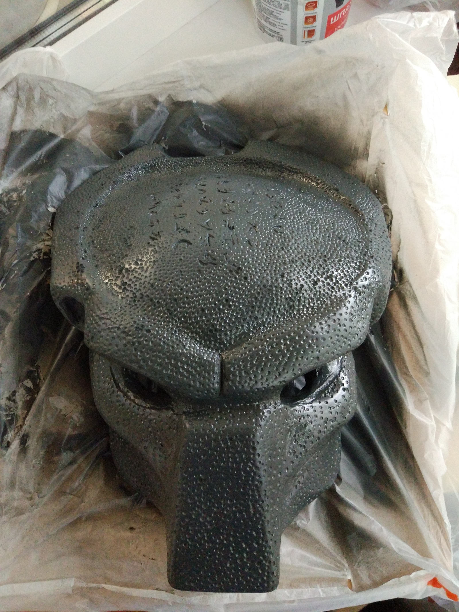 Predator mask (avp requiem) - My, Predator, Mask, Papercraft, Pepakura, Handmade, Longpost, Predator (film)