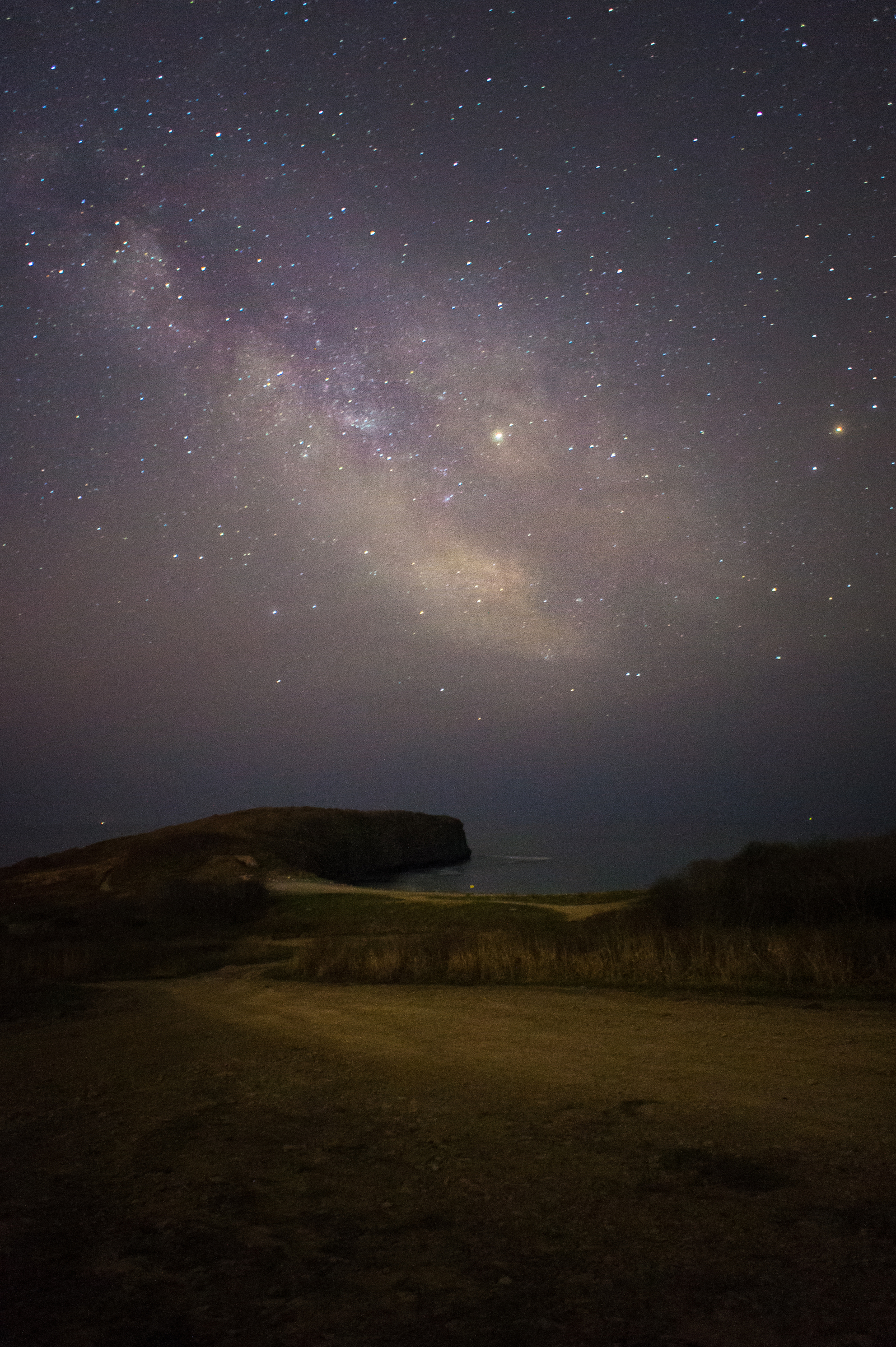 Spontaneous departure to Vyatlina: part 1 - My, Astrophoto, Sky, Stars, Vladivostok, Primorsky Krai, Дальний Восток, Russian island, Galaxy, Longpost