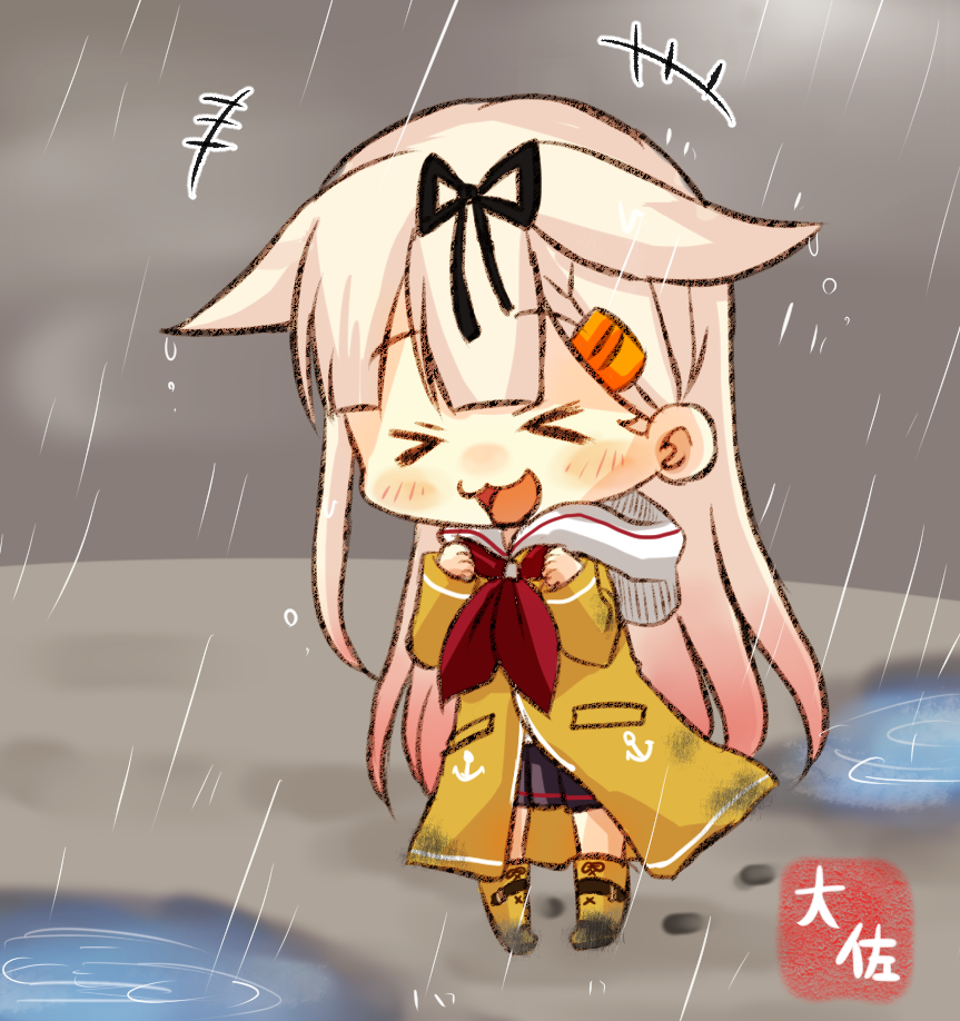 Chibi Poi - Kantai collection, Yuudachi, Chibi, Anime, Anime art, Poi, Longpost