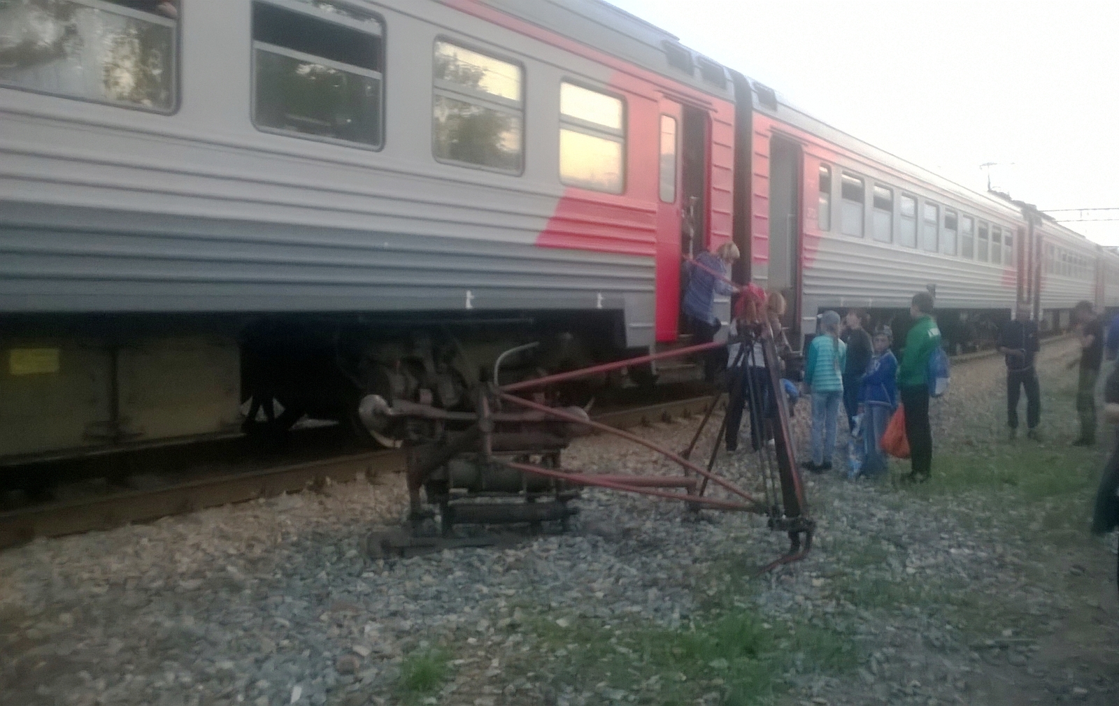 Train lost its horns - My, Train, Novosibirsk, Incident