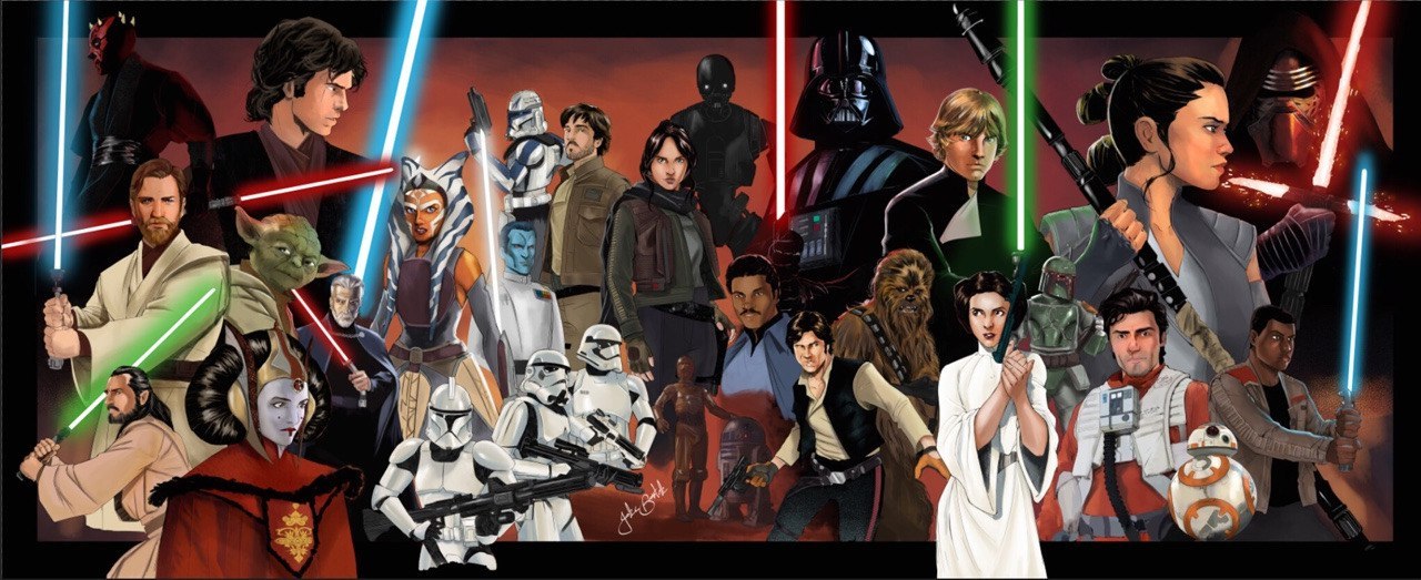 The next selection of goodness - Star Wars, Art, Longpost