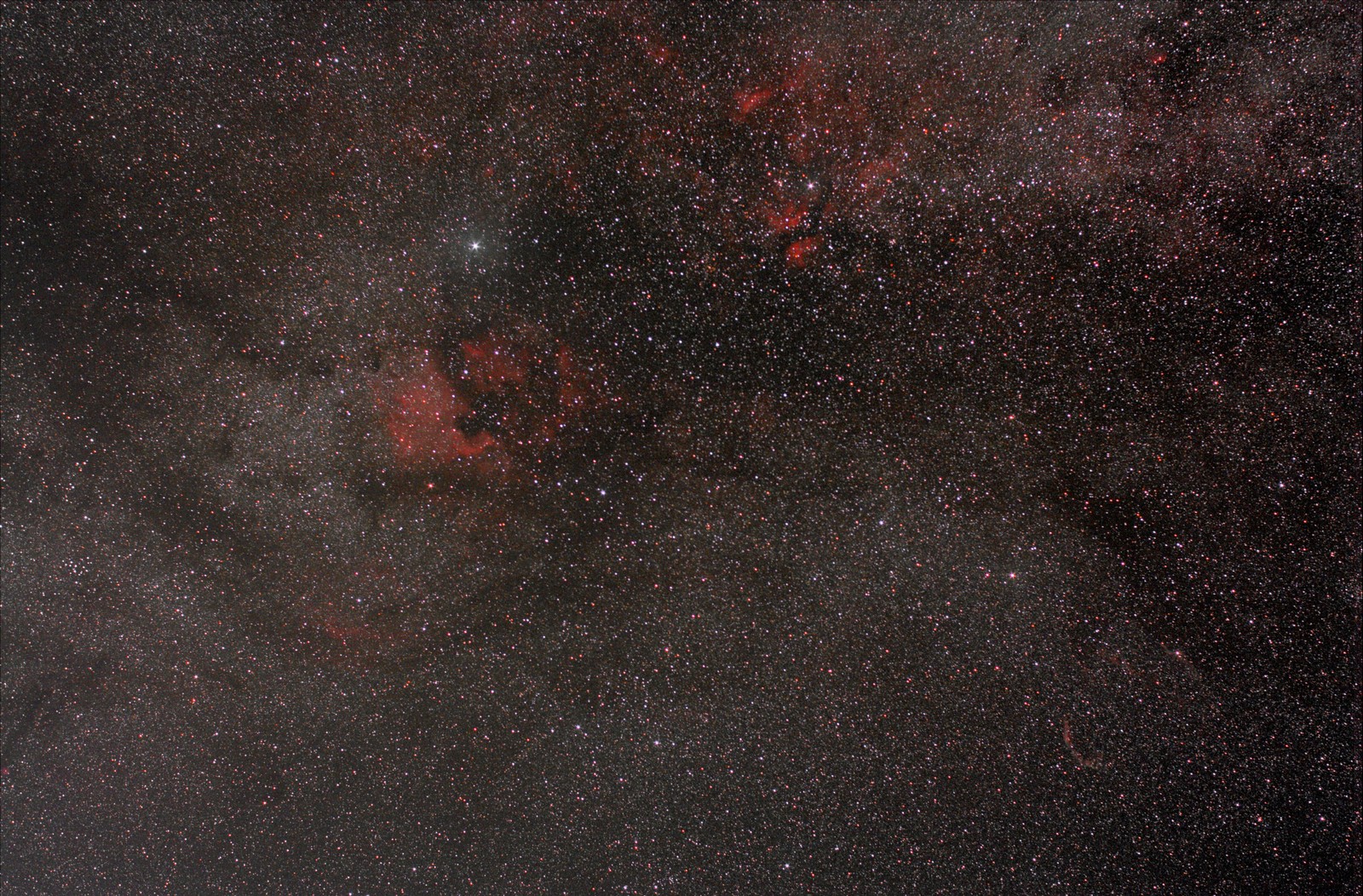 Nebulae in the constellation Cygnus. - My, Astrophoto, Nebula, Sky, Vladivostok, Дальний Восток, Primorsky Krai