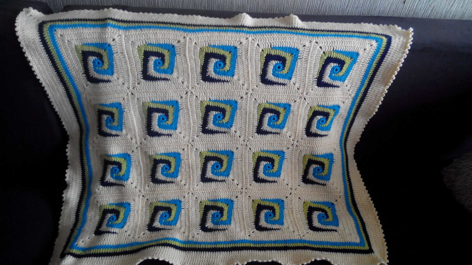 Baby blanket - My, Knitting, Hook, Children, Longpost