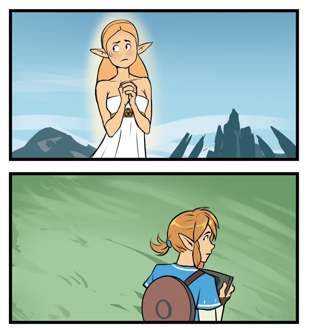 The adventures of Princess Zelda, which were left behind the scenes. - Comics, The legend of zelda, Games, Longpost