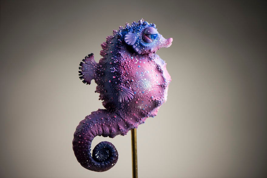 Ocean life in your feed - Polymer clay, Sea, Statuette, Longpost