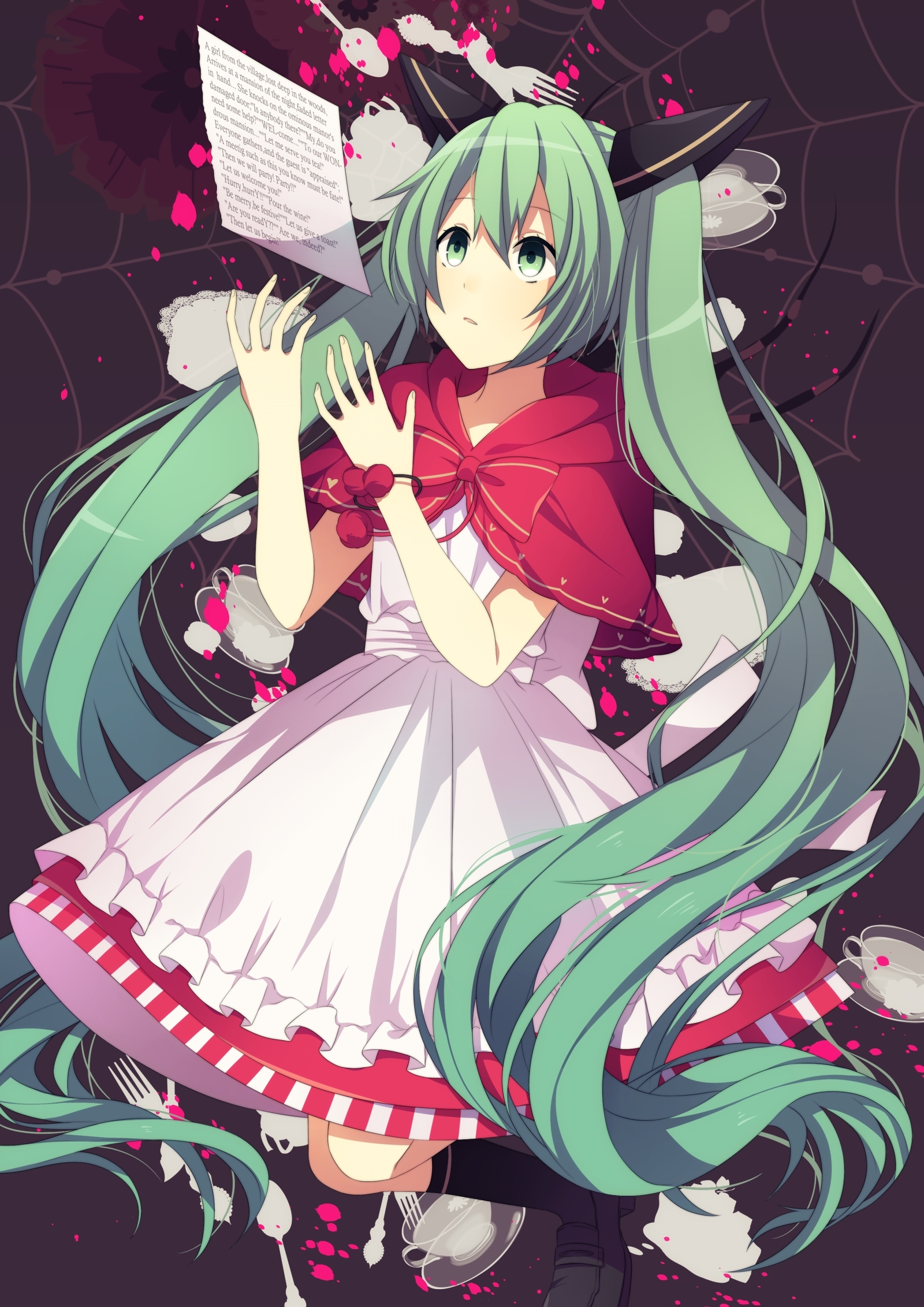 Bad End Night - Anime, Anime art, Vocaloid, Hatsune Miku