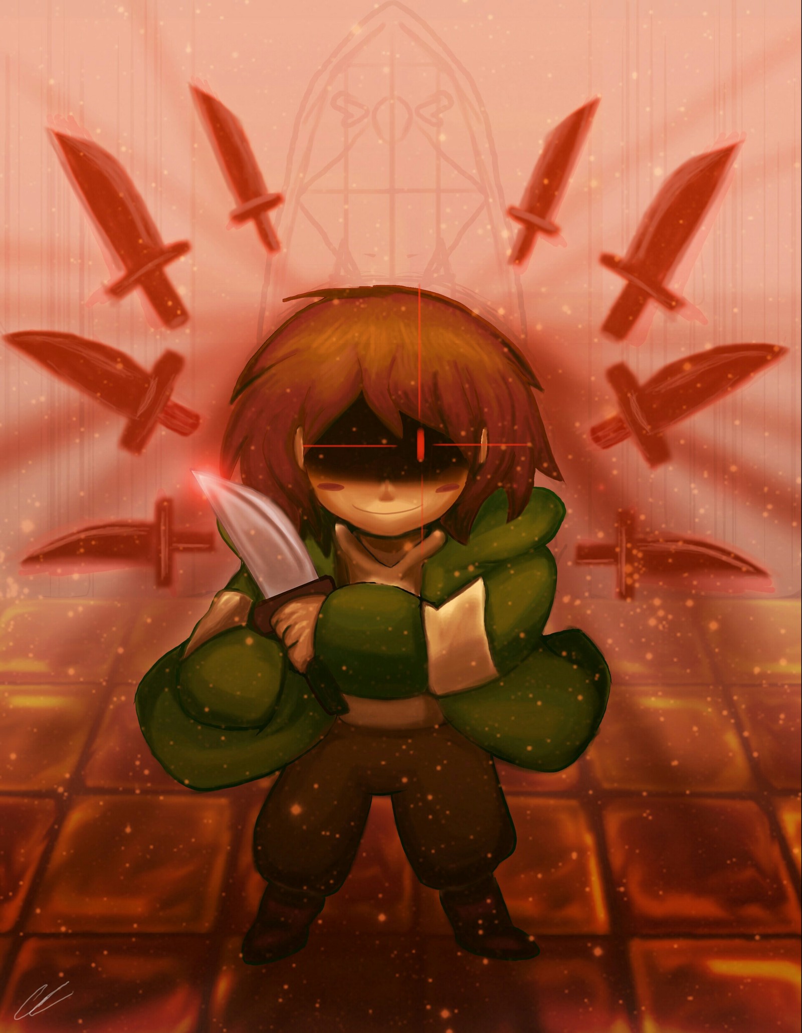 You gonna have a bad time, dirty brother killer - Undertale, Undertale AU, Storyshift, Chara, Арт