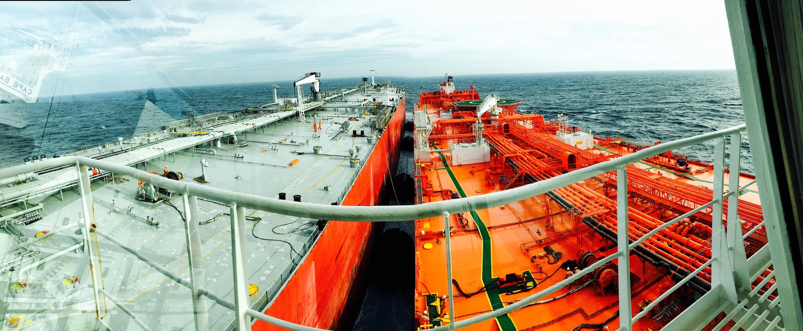 STS Off Santos, South Atlantic - My, Tanker, Offshore, Sea, Sailors, Vessel, My