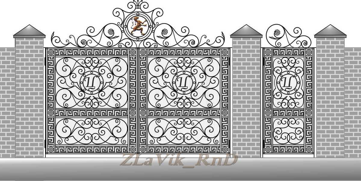 My rendering. Balcony railing, balcony awning, front door, gate. - My, Forging, Art, Fencing, Shed, , Balcony, Longpost