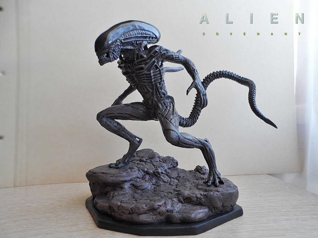 Alien: Covenant – Protomorph - My, Alien: Covenant, Stranger, Longpost, Polymer clay, Figurines, With your own hands, Creation