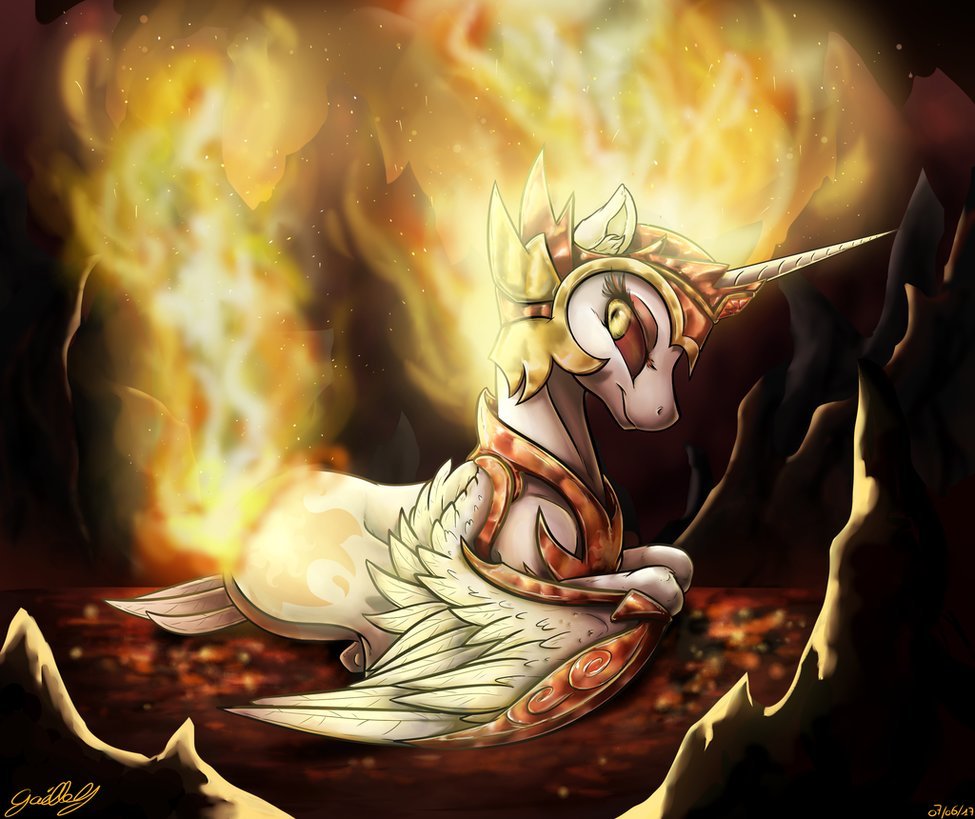 Burning... no, just blazing! - My little pony, MLP Season 7, Daybreaker, Gaelledragons