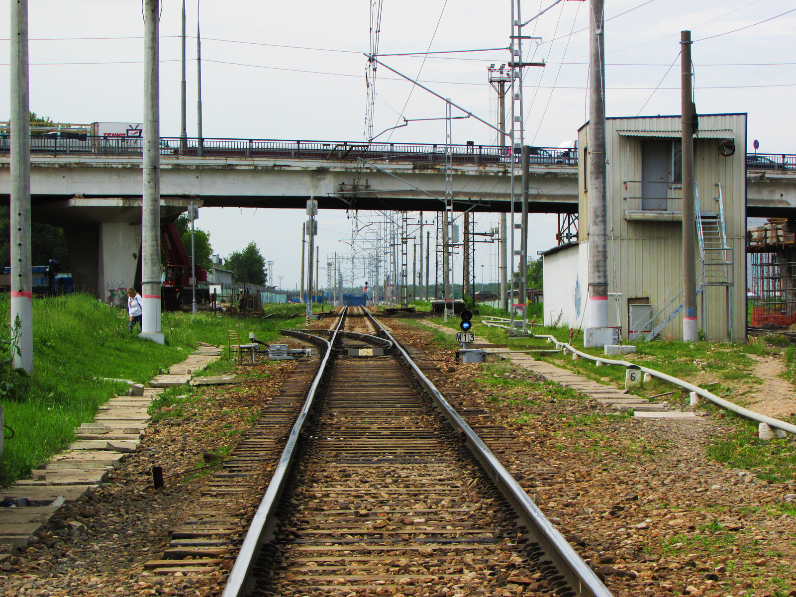 Railway - My, Railway, , Diesel locomotive CHME3, Rails, Longpost, Republic of Belarus