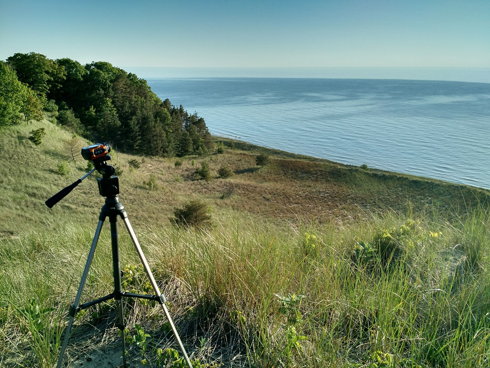 Just for relaxation. Sunset on Lake Michigan in time lapse. - My, Таймлапс, Michigan, Sunset, beauty, Lake Michigan, Sputnikoff, Nature, Video