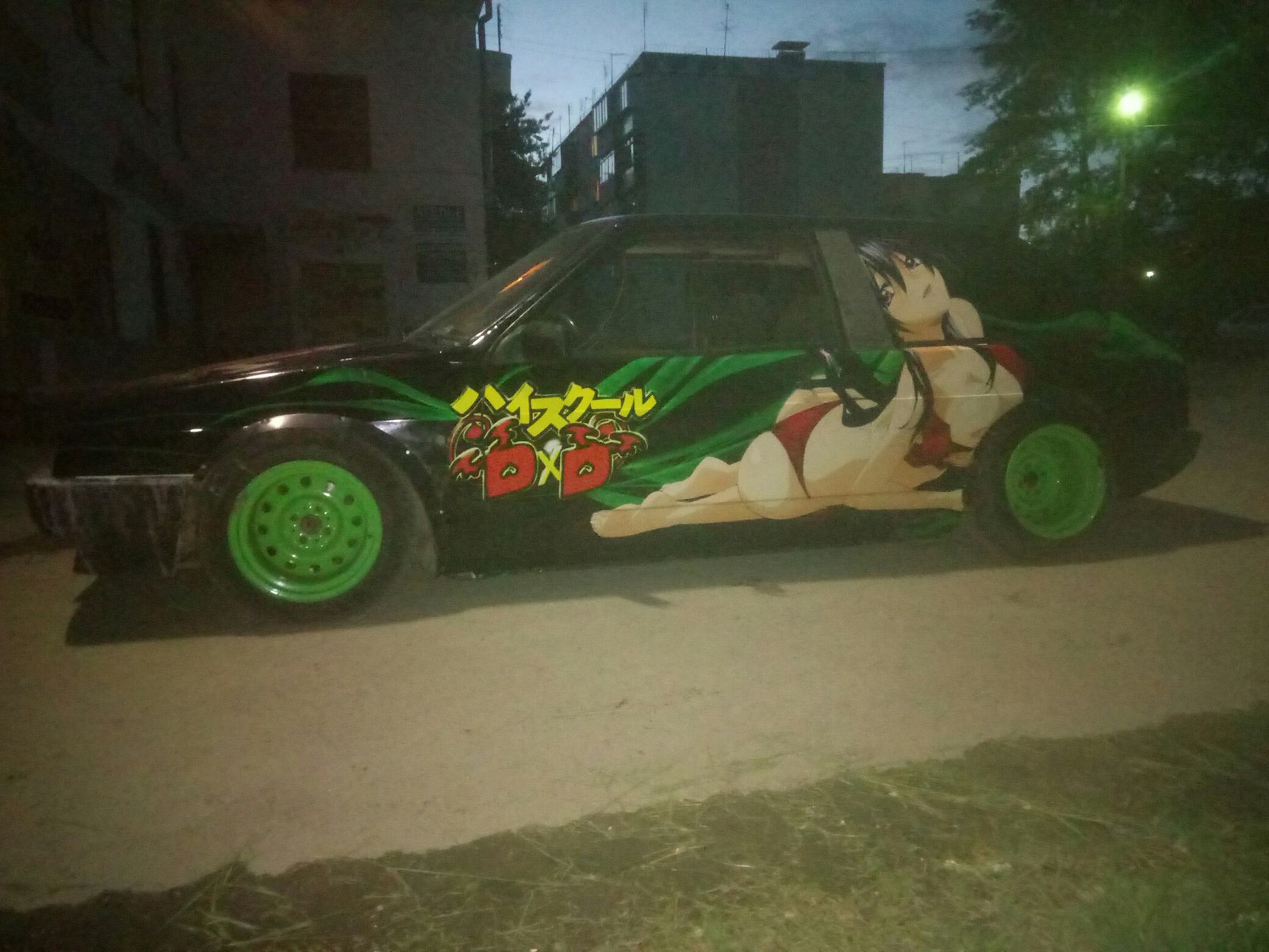 Chelyabinsk Itasha car - My, Auto, Itasha, Anime, High School DXD, Longpost