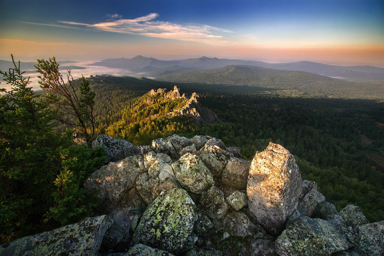 Southern Urals - Russia, The photo, The nature of Russia, Landscape, Tourism, Gotta go, Summer, dawn, Longpost