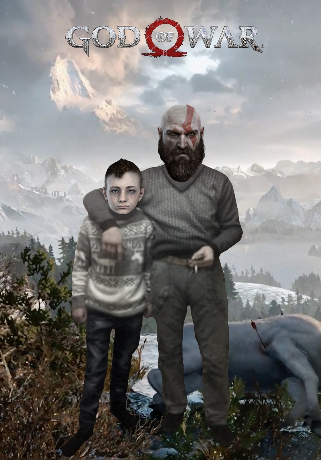 Me and my Atreus - My, God of war, Fotozhaba