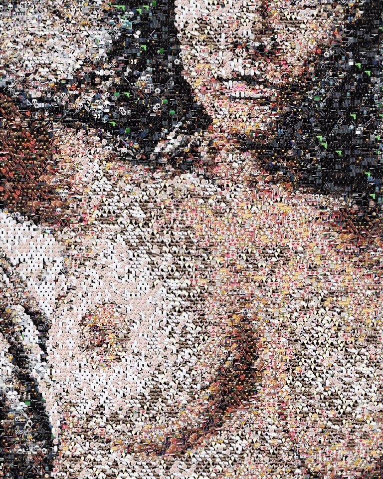 Topic not disclosed: emoji as art - In contact with, Honestly stolen, Breast, Emoji, Art, Longpost