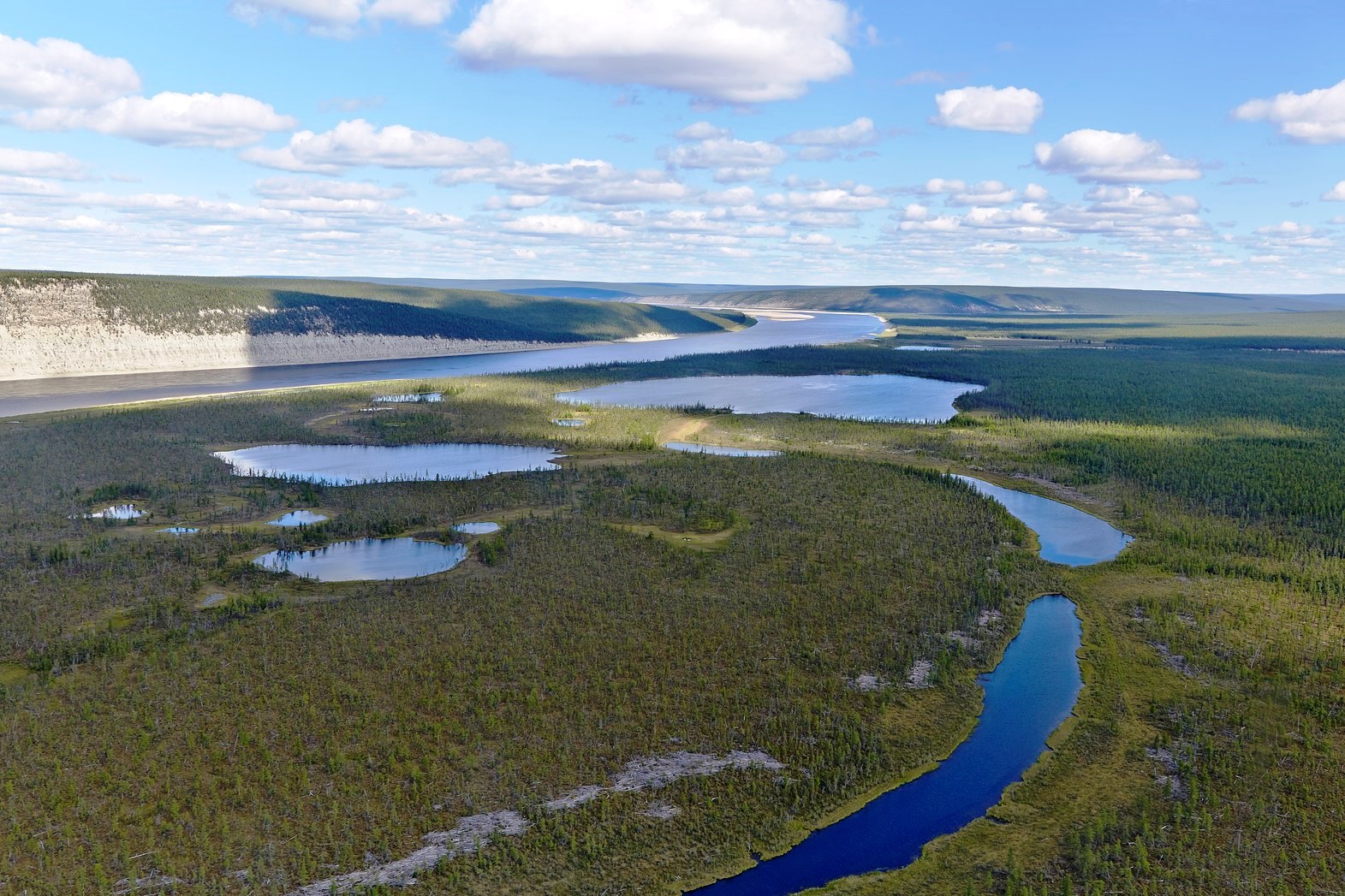 Road to Olenyok - Yakutia, The nature of Russia, Helicopter, , The photo, Longpost