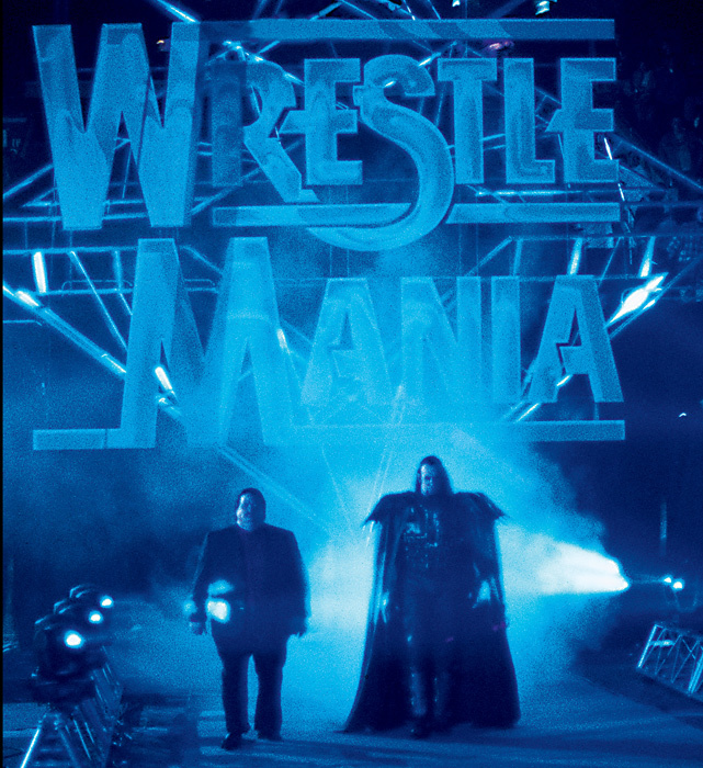 Декорации Wrestlemania (Часть II) - Моё, Рестлинг, Декорации, Свет, Сцена, Длиннопост