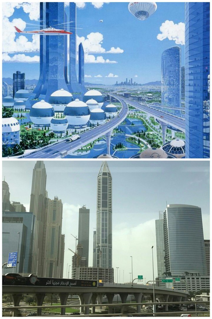 Dubai VS Retrofuturism - My, Dubai, Retrofuturism, A selection, Myths and reality, Longpost