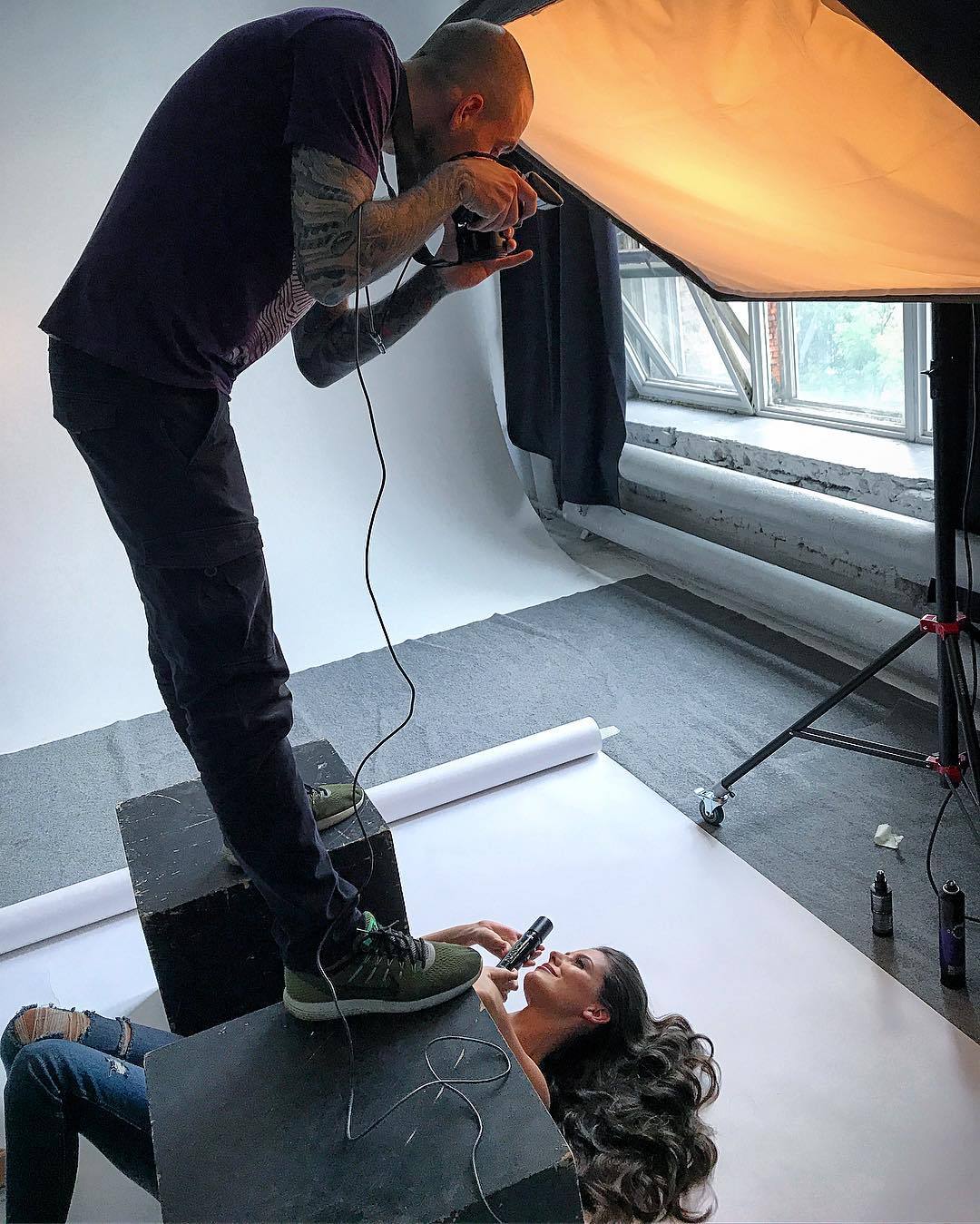 This is how shots with flying hair are shot - Fashion, The photo, 