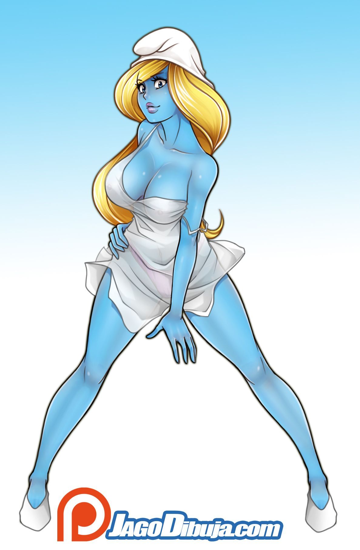 Smurfette (The Smurfs) (Les Schtroumpfs) - NSFW, Jago, Art, The smurfs