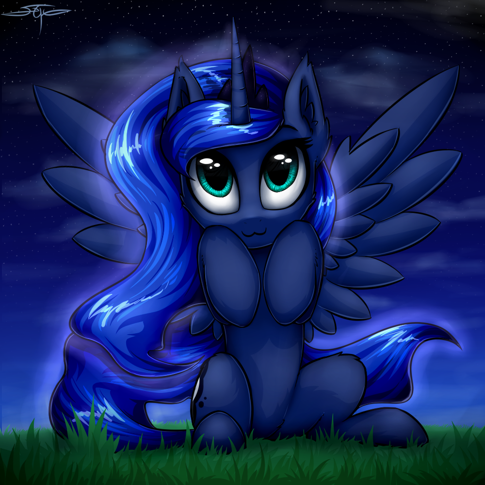 :3 by Setharu - My little pony, PonyArt, Princess luna, Setharu