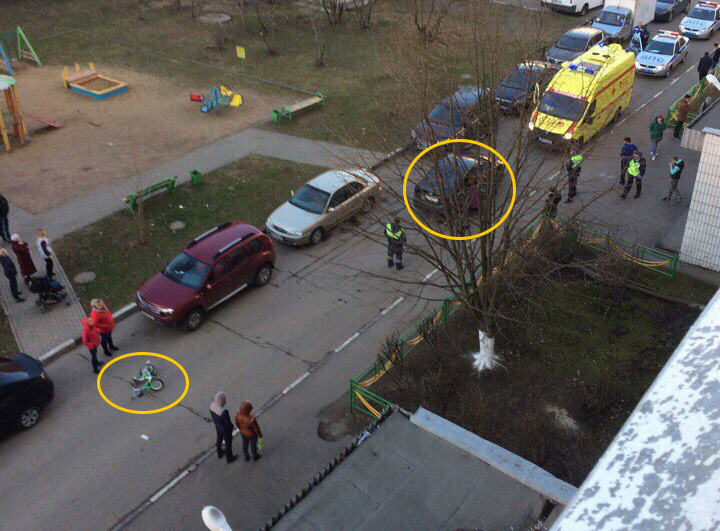 On the issue of an accident with a drunk child. - Balashikha, , , Road accident, Children, Courtyard, Death, Lawlessness, Video, Longpost