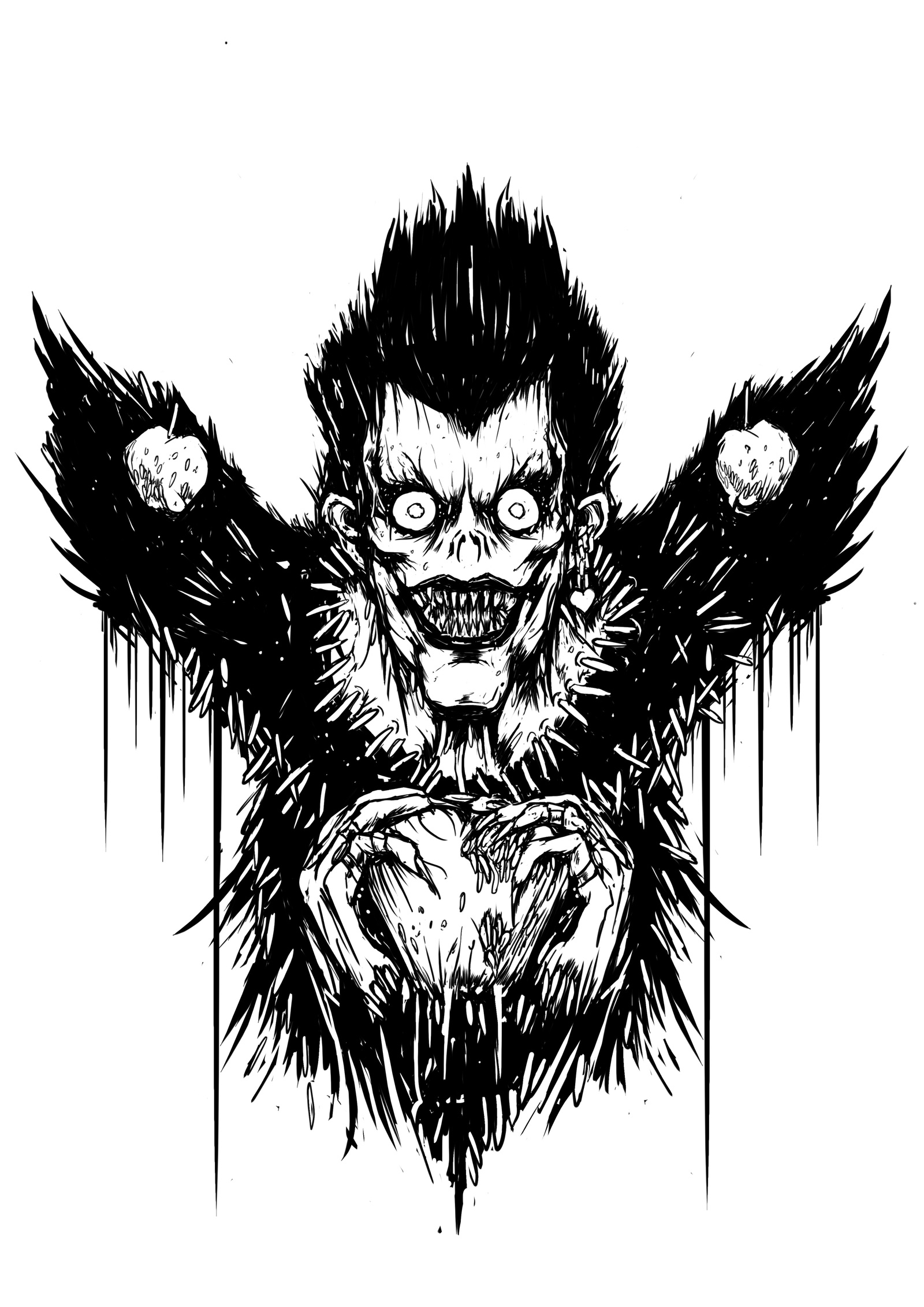 Death note. Ryuk - My, Death note, Ryuk, Longpost