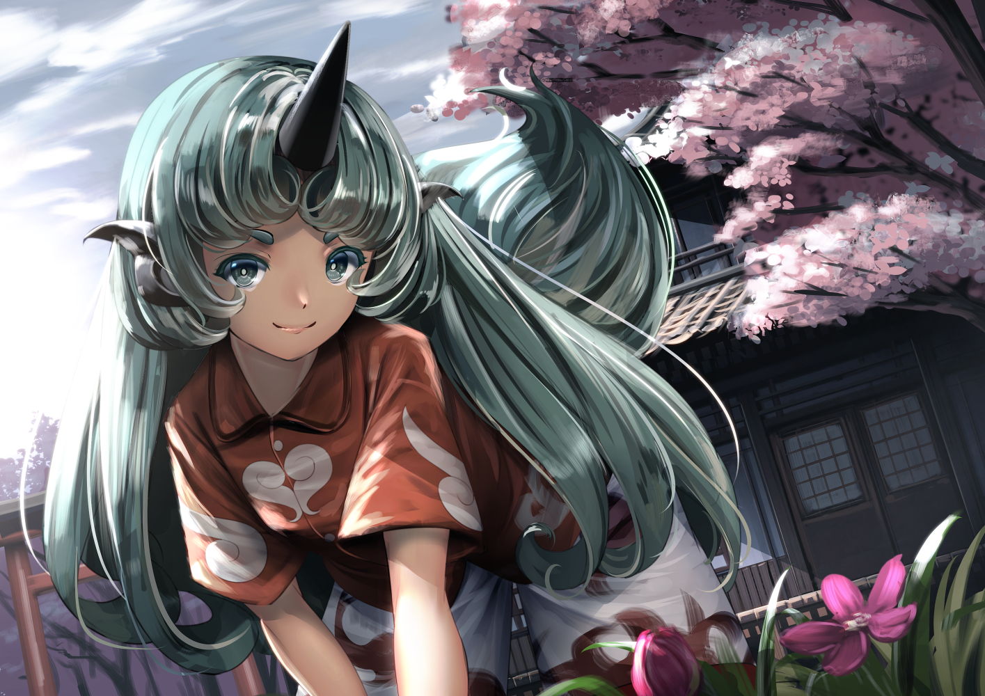 Aunn Komano - Anime art, Anime, Komano aunn, Touhou