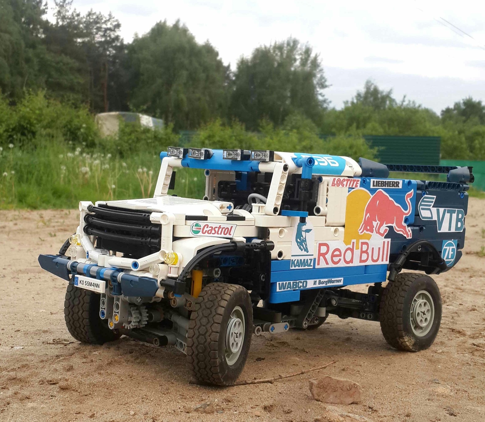 lego kamaz rally homemade - My, Lego, Lego technic, Kamaz, Rally, Rally dakar, Longpost